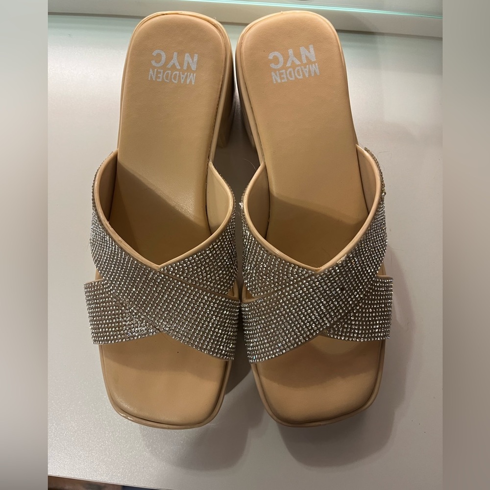 Madden NYC block heel sandal